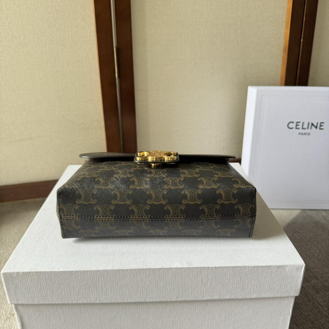 Celine Medium Celine Victoire Bag In Triomphe Canvas - PerfectKickZ
