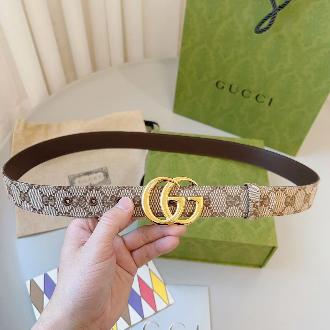 Gucci GG Marmont Reversible belt - PerfectKickZ