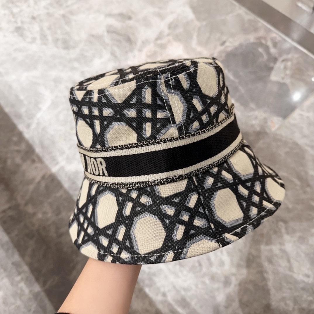 Dior D-Bobby Macrocannage Small Brim Bucket Hat - PerfectKickZ