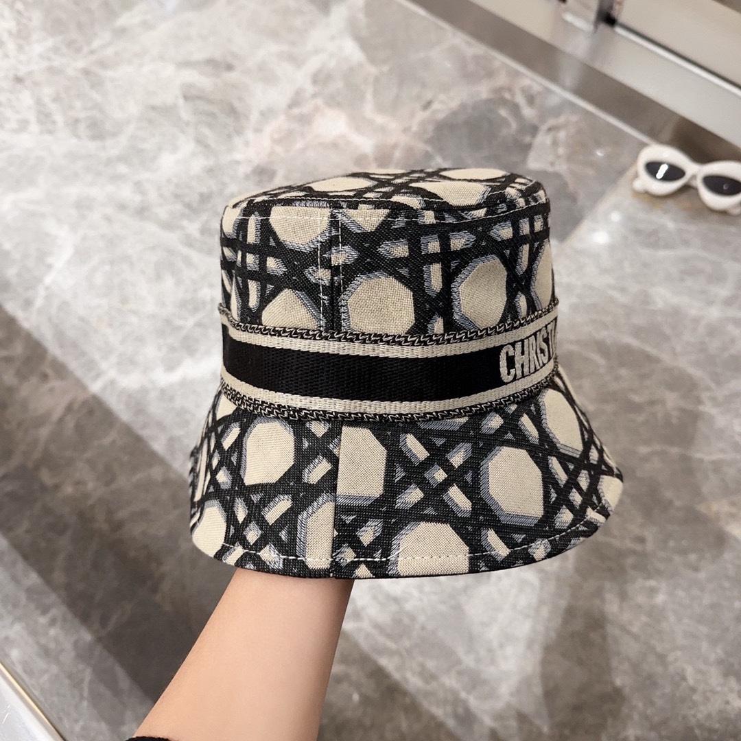 Dior D-Bobby Macrocannage Small Brim Bucket Hat - PerfectKickZ