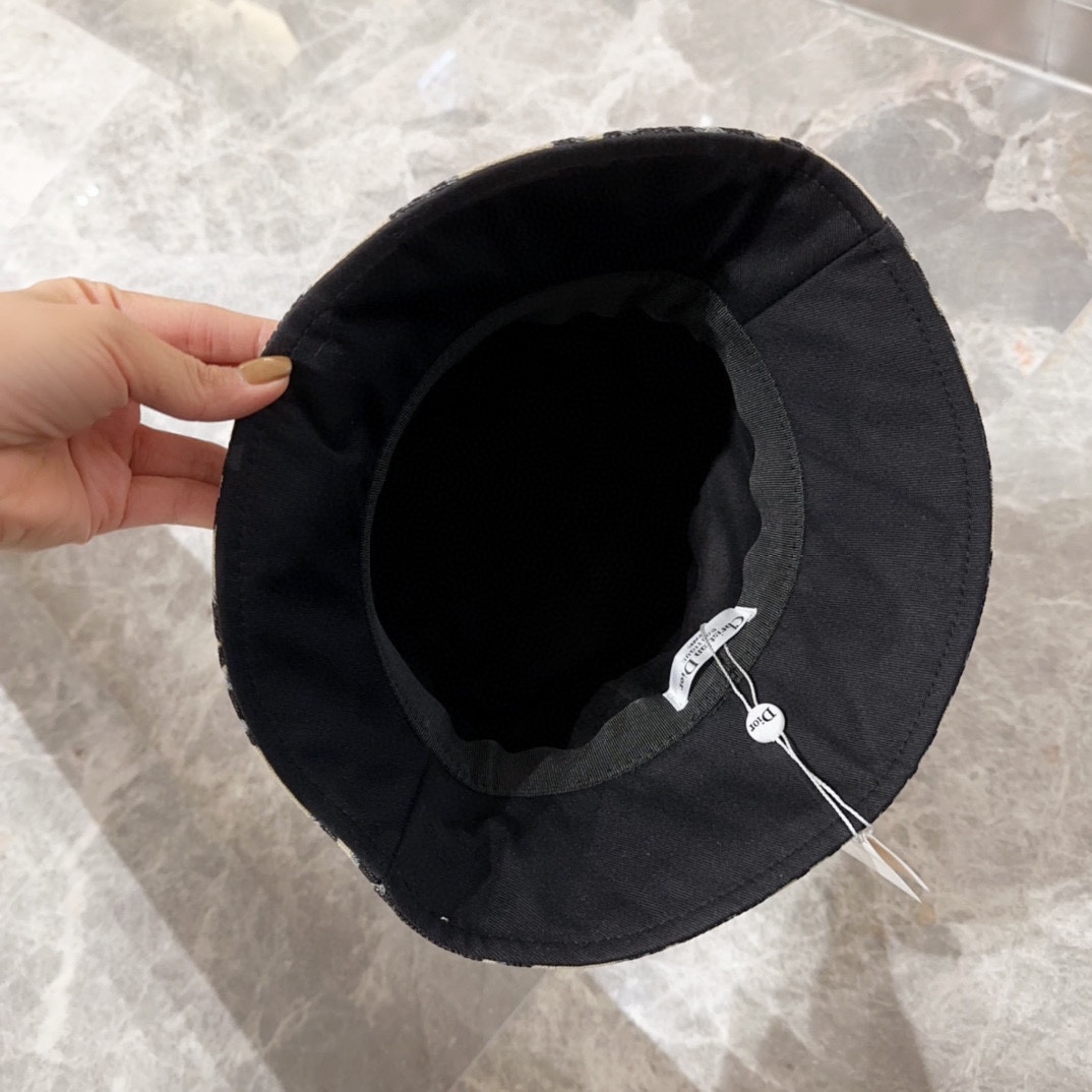 Dior D-Bobby Macrocannage Small Brim Bucket Hat - PerfectKickZ