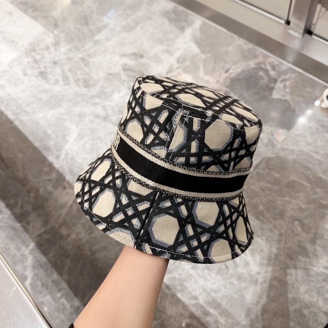 Dior D-Bobby Macrocannage Small Brim Bucket Hat - PerfectKickZ