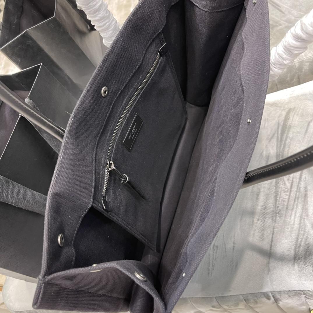 Saint Laurent Rive Gauche Woven Tote Bag   48×36×16cm - PerfectKickZ