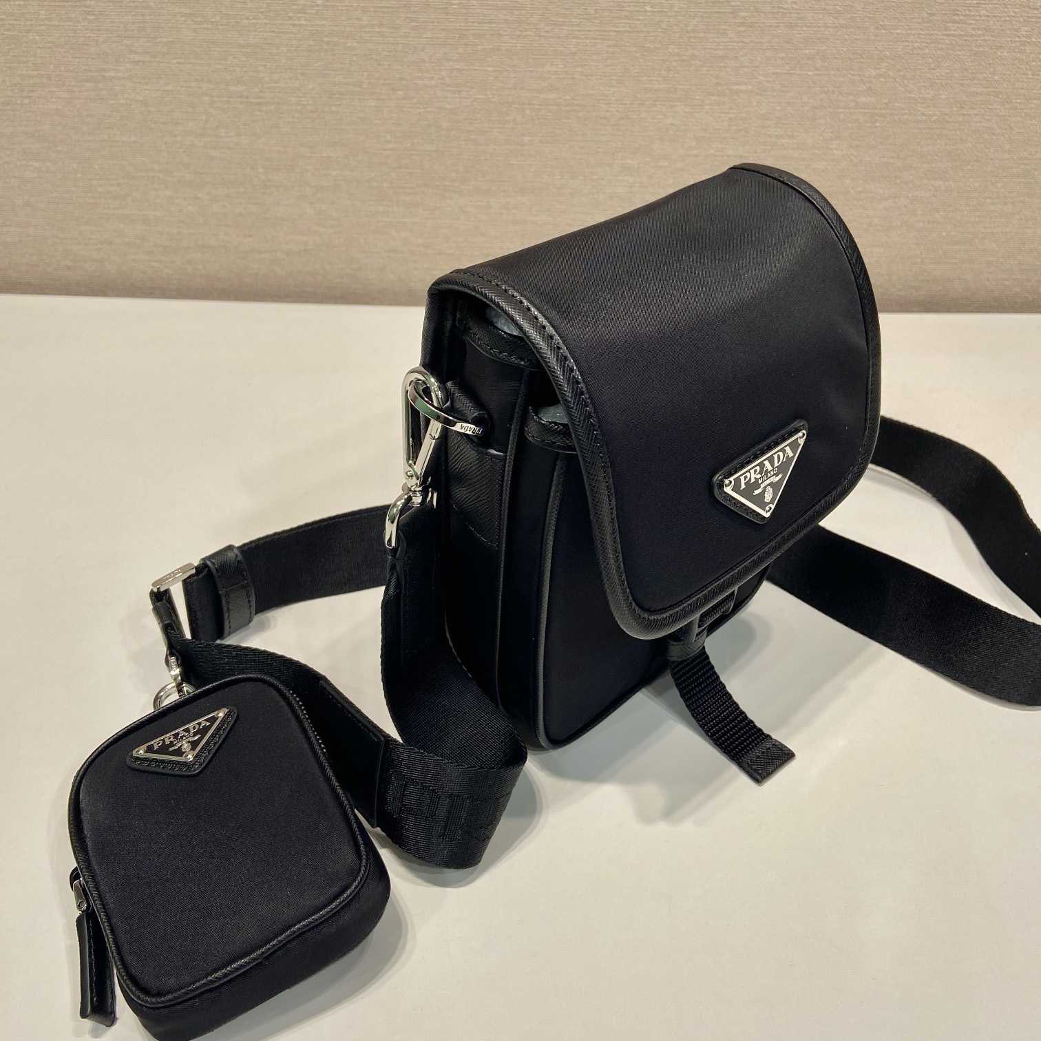 Prada Re-Nylon And Saffiano Leather Shoulder Bag - PerfectKickZ