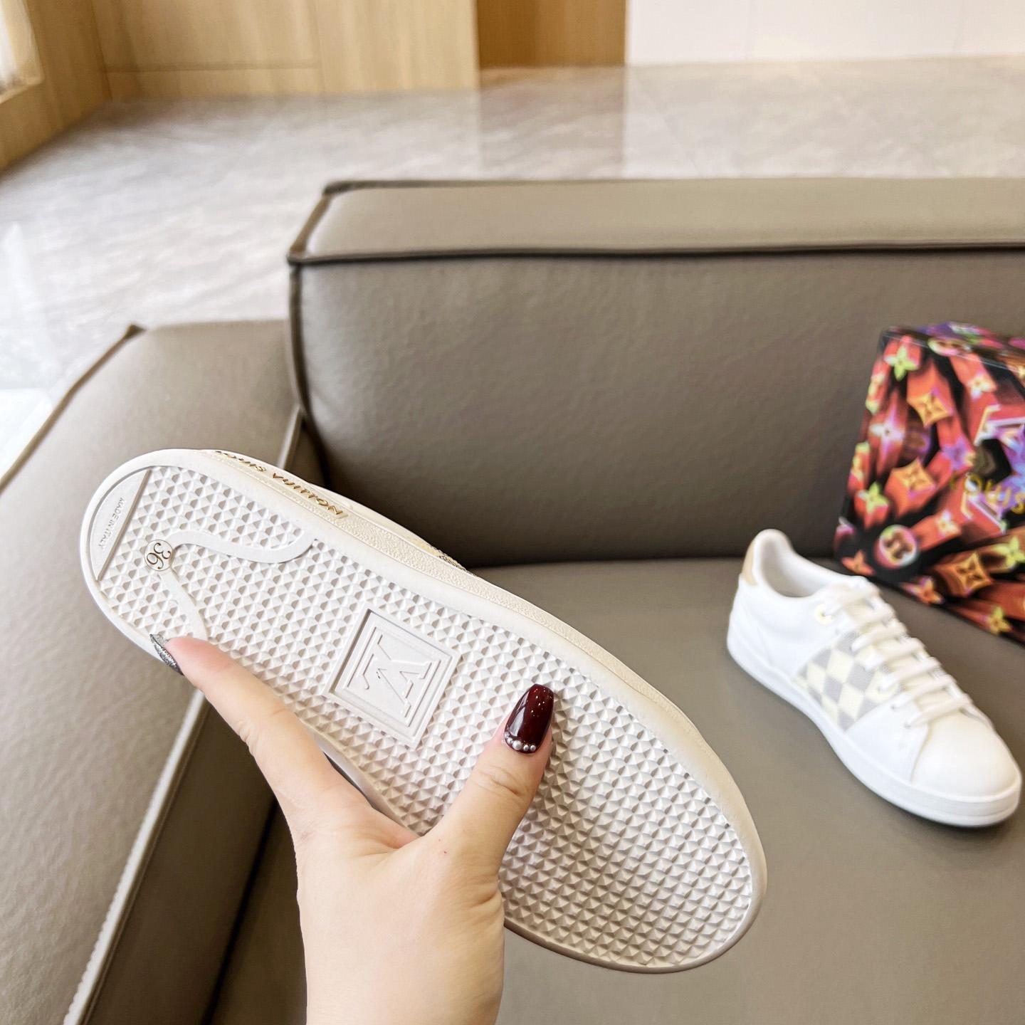 Louis Vuitton Damier Azur Front Row Sneaker - PerfectKickZ