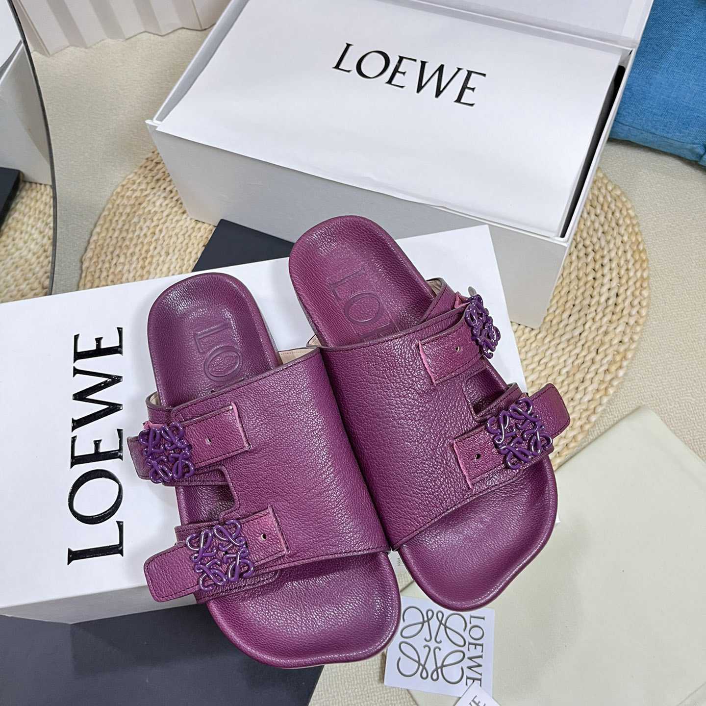 Loewe Ease slide In Goatskin - PerfectKickZ