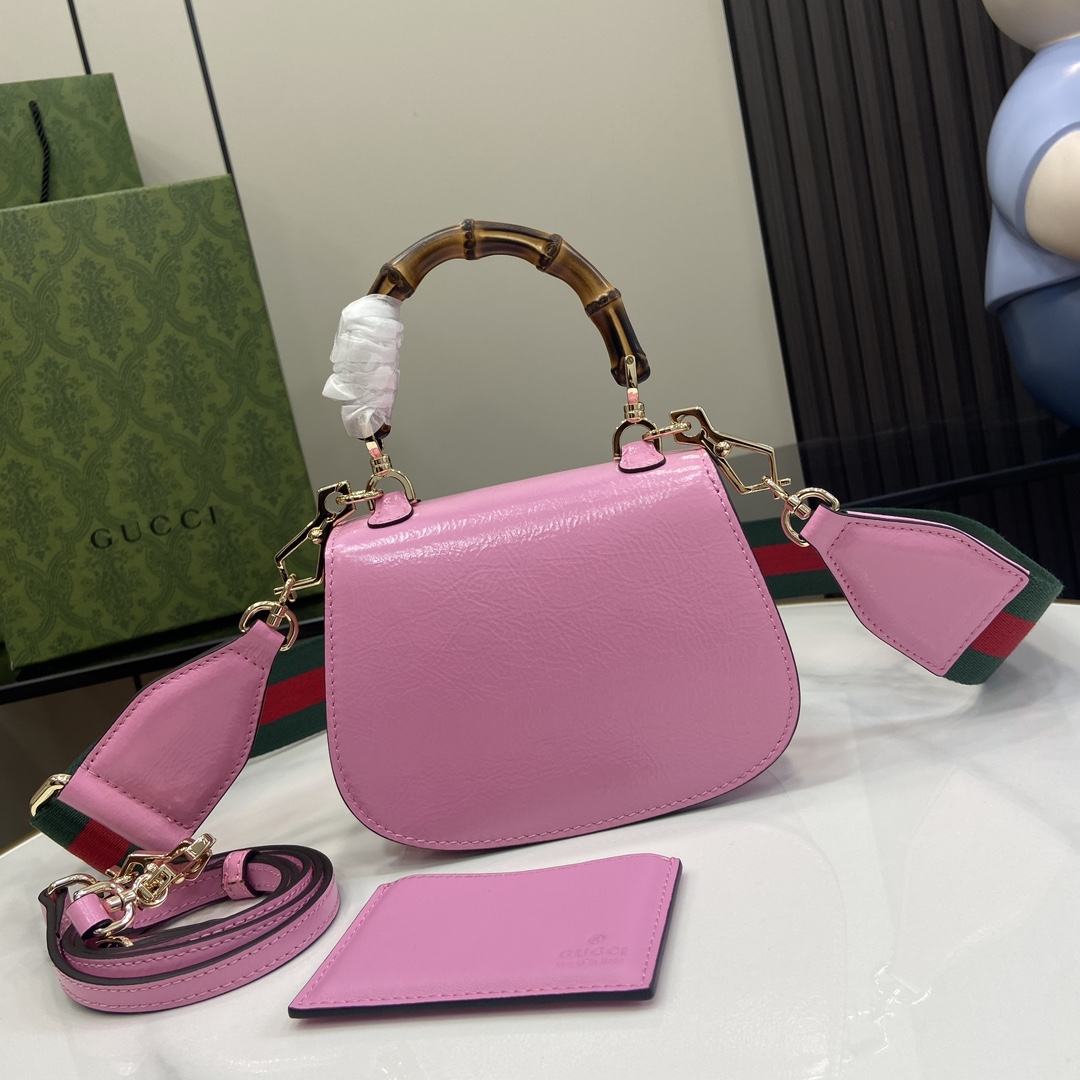 Gucci Bamboo 1947 Mini Top Handle Bag - PerfectKickZ