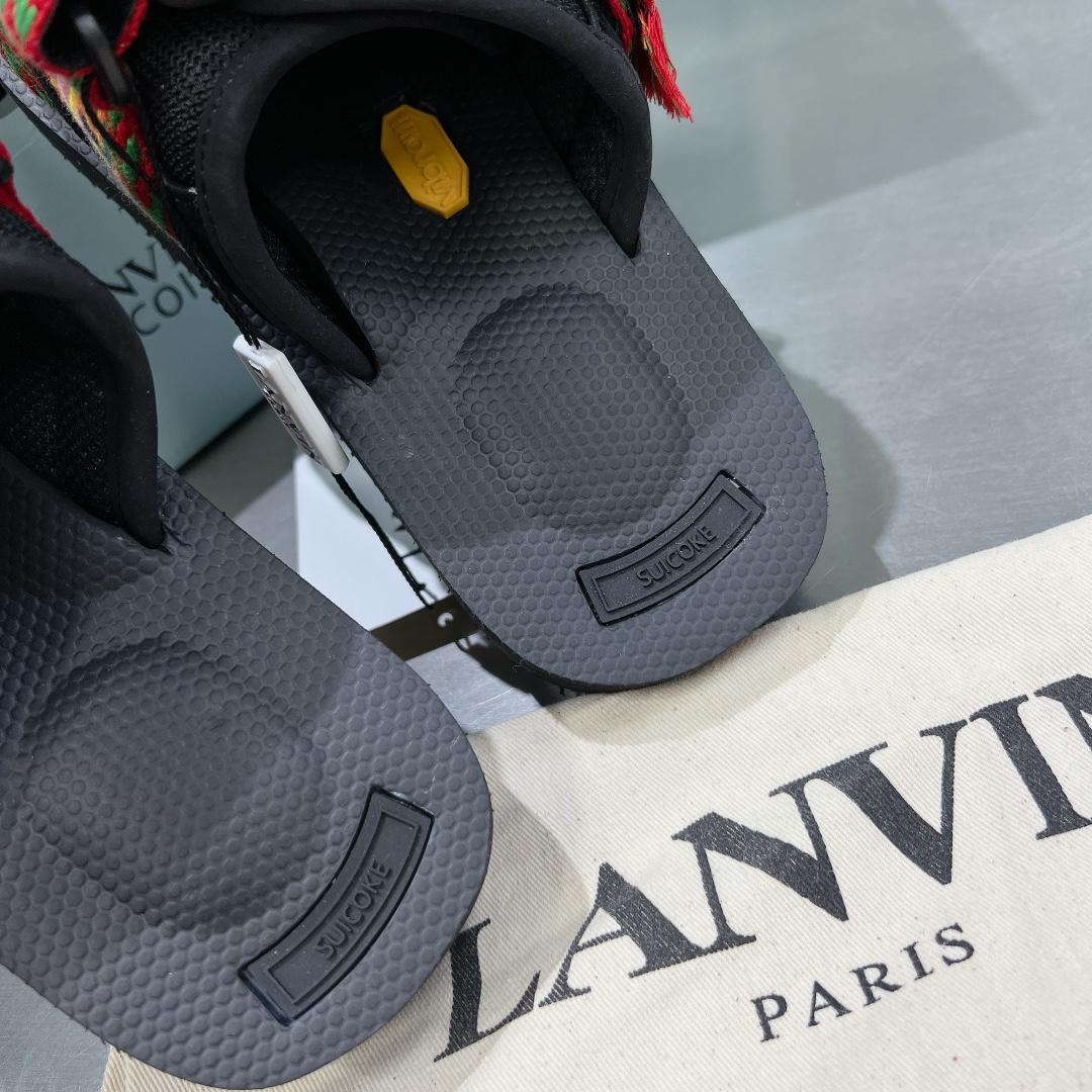 Suicoke x Lanvin Curb Woven-strap Sandals - PerfectKickZ
