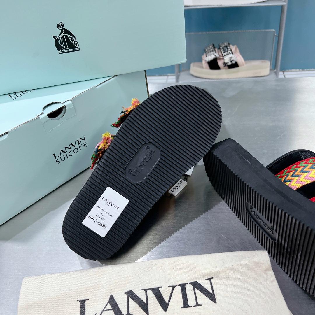 Suicoke x Lanvin Curb Woven-strap Sandals - PerfectKickZ