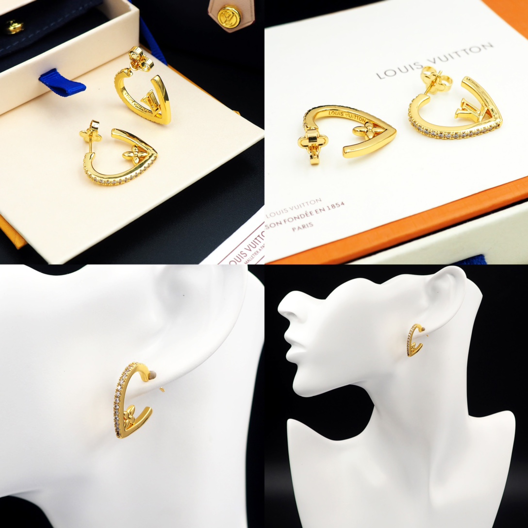 Louis Vuitton My LV Love Earrings   M01616 - PerfectKickZ