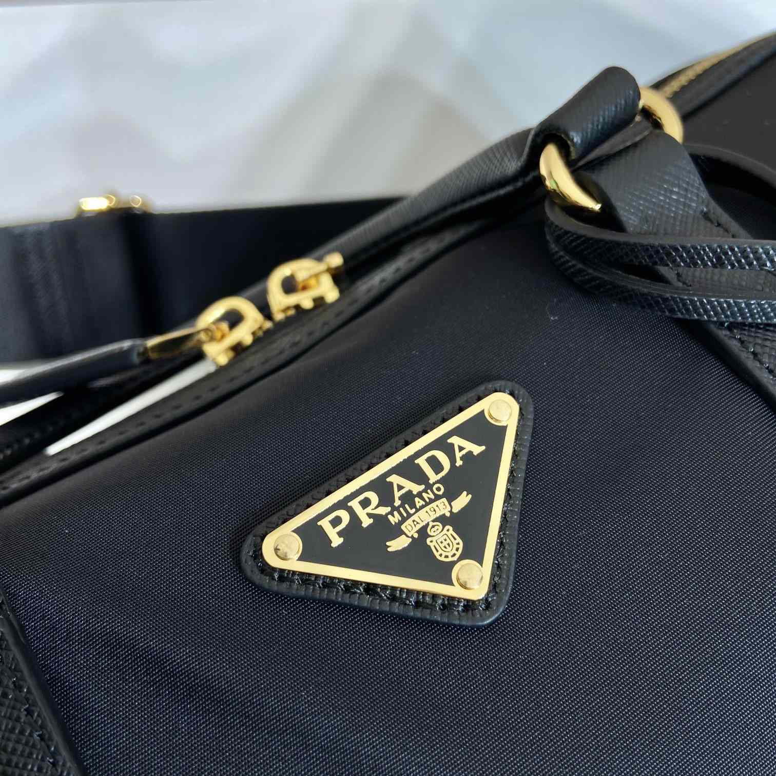 Prada Re-Edition 1978 Medium Re-Nylon And Saffiano Leather Top-handle Bag - PerfectKickZ