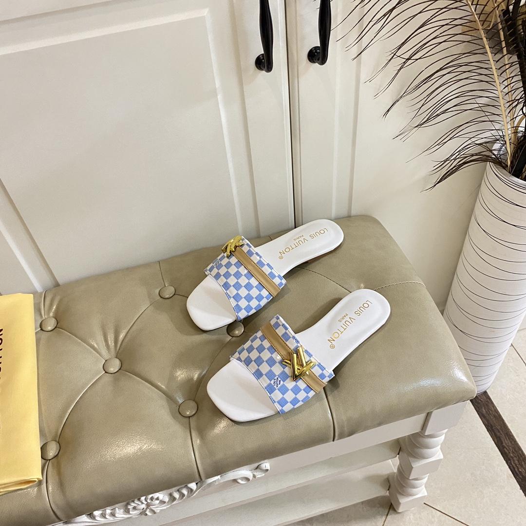 Louis Vuitton Neo Revival Flat Mule   1ACSNC - PerfectKickZ
