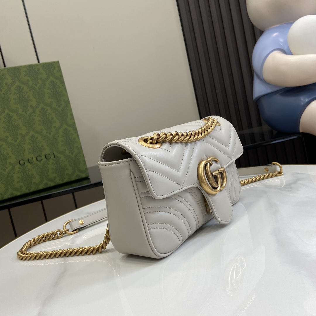 Gucci GG Marmont Matelassé Mini Bag - PerfectKickZ