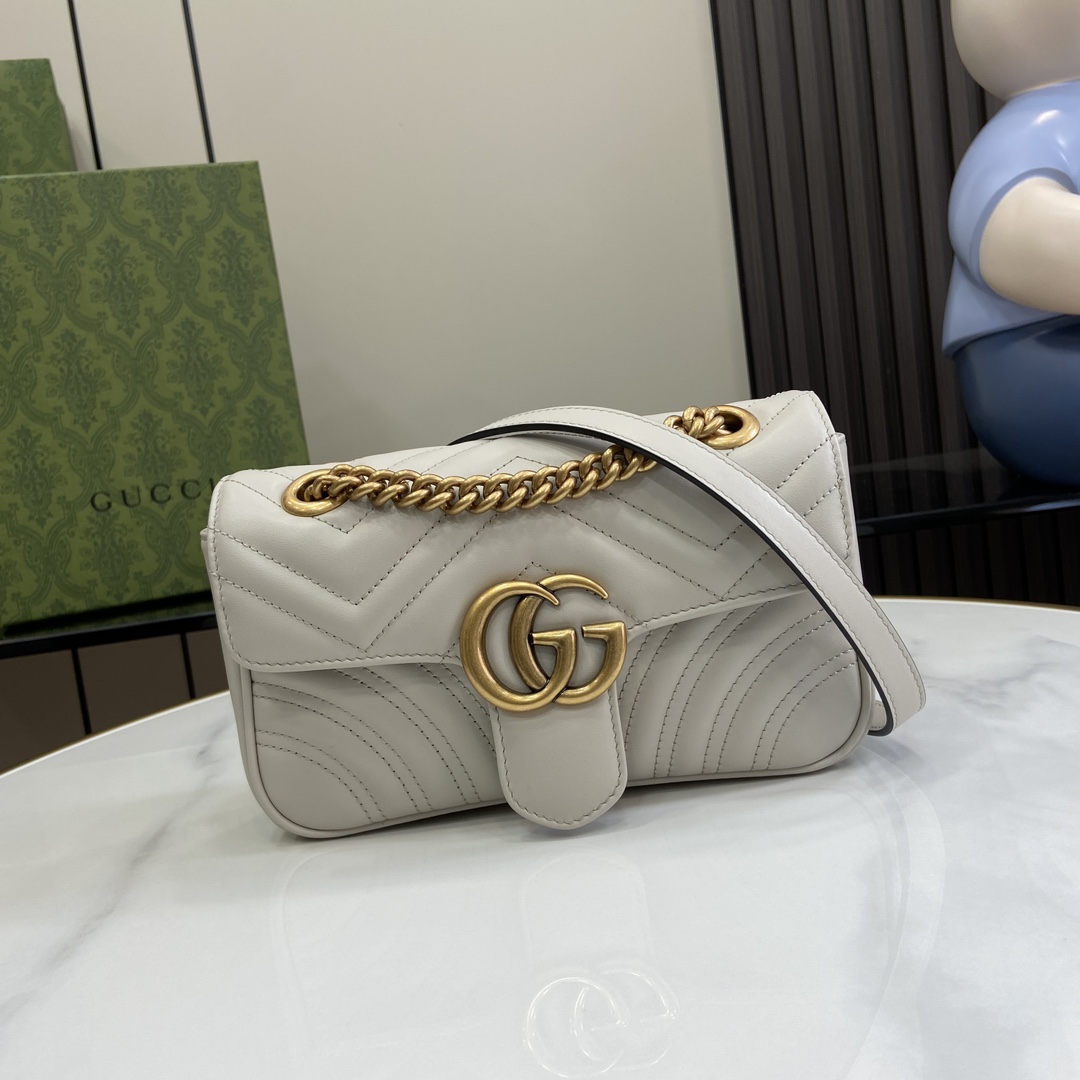 Gucci GG Marmont Matelassé Mini Bag - PerfectKickZ