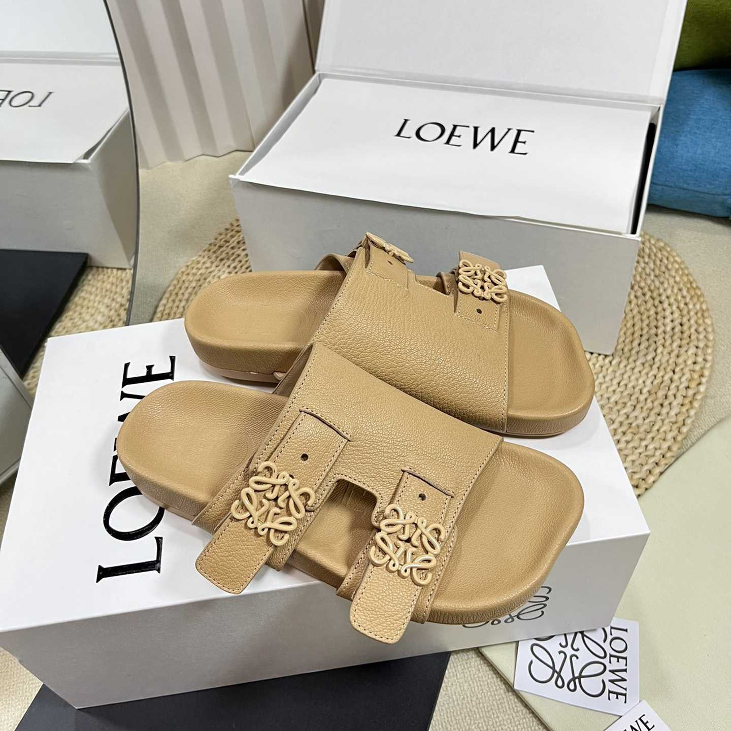 Loewe Ease slide In Goatskin - PerfectKickZ