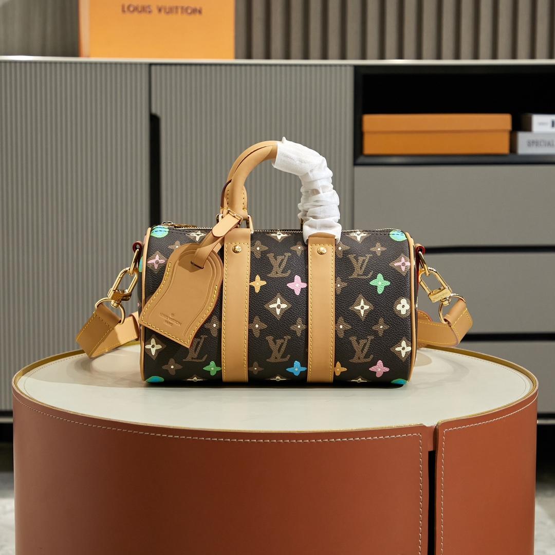 Louis Vuitton Keepall Bandoulière 25   M24849 - PerfectKickZ