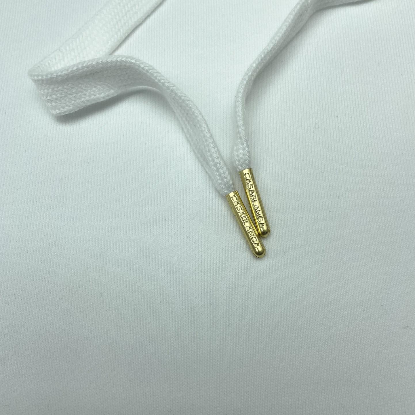 Casablanca White Gradient Arch Organic Cotton Hoodie    c806 - PerfectKickZ
