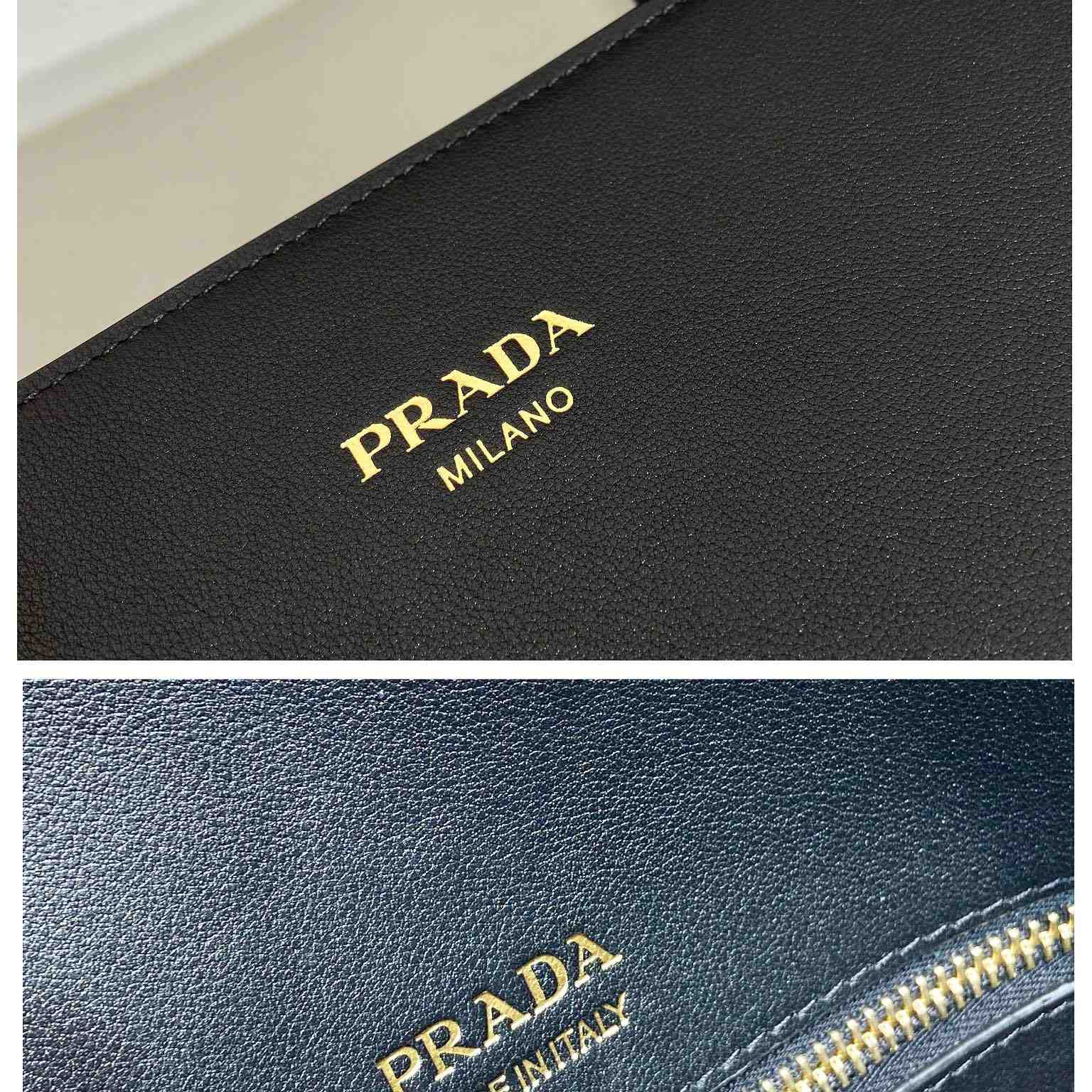 Prada Large Leather Tote Bag - PerfectKickZ