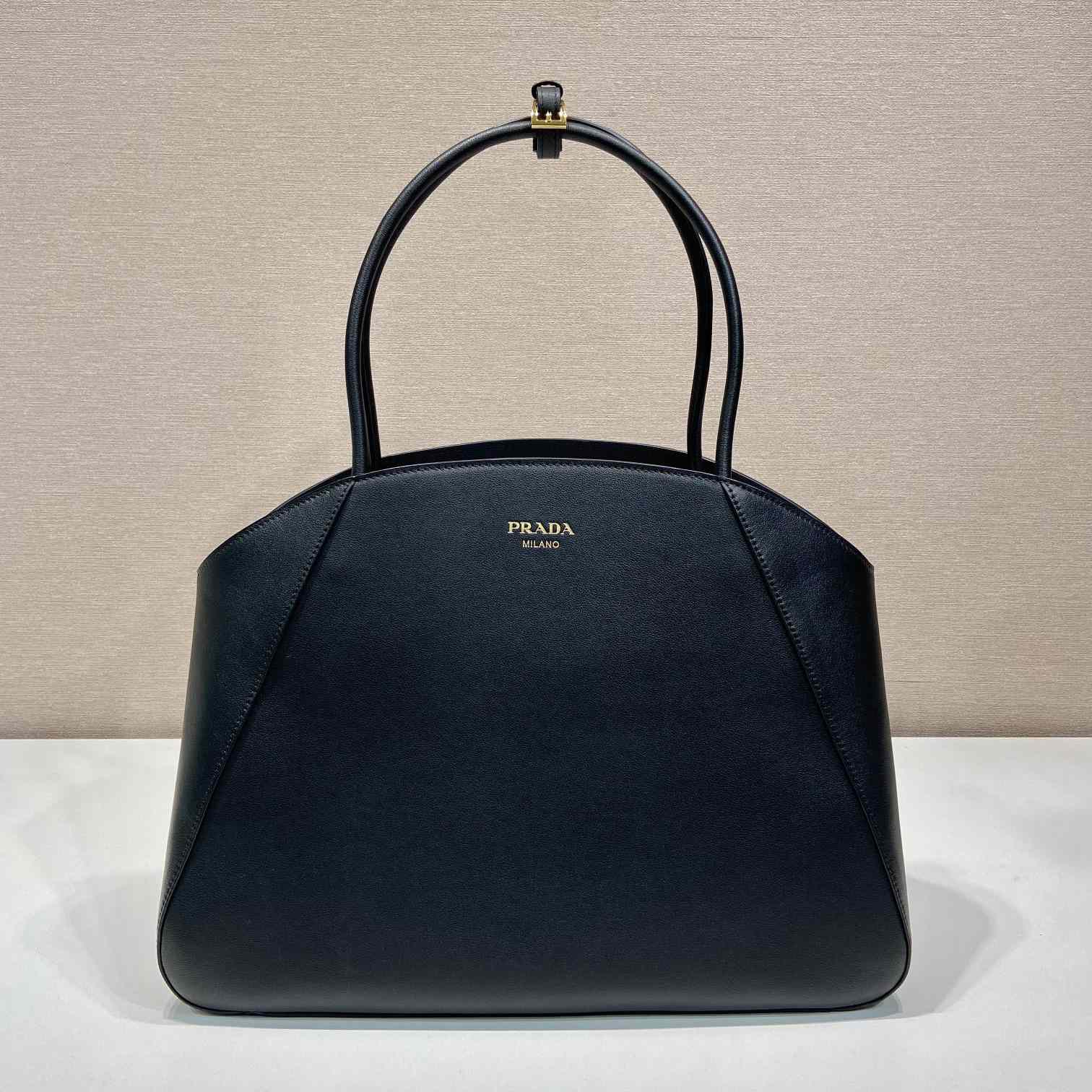 Prada Large Leather Tote Bag - PerfectKickZ