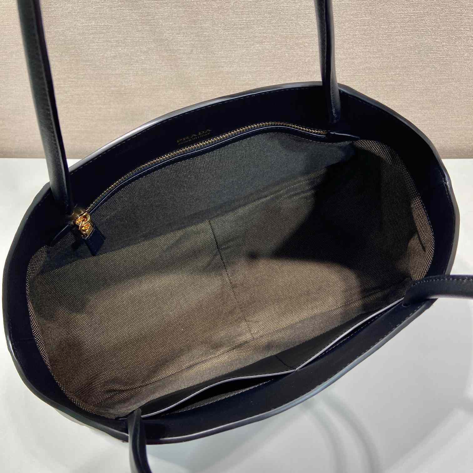 Prada Large Leather Tote Bag - PerfectKickZ