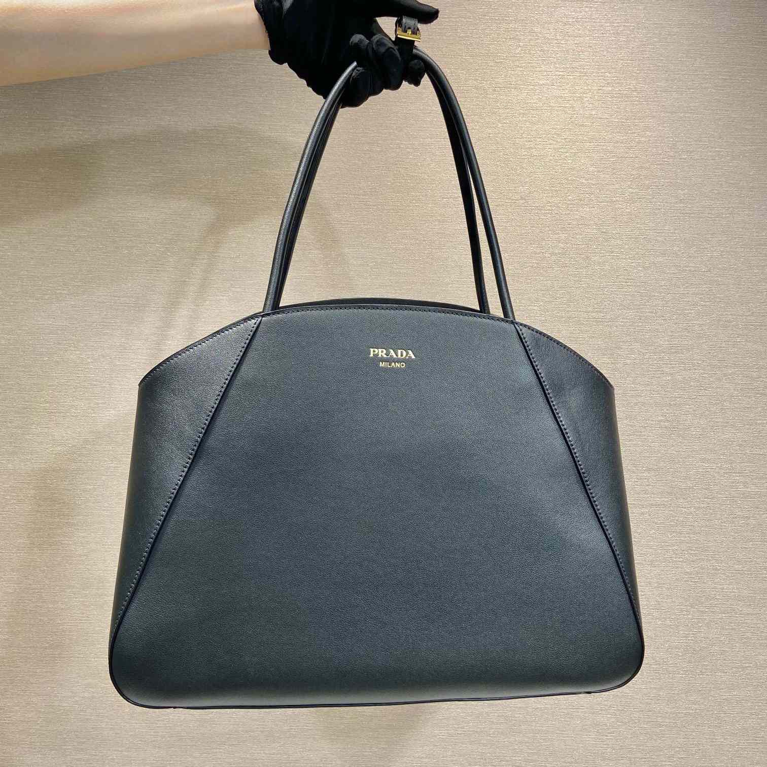 Prada Large Leather Tote Bag - PerfectKickZ