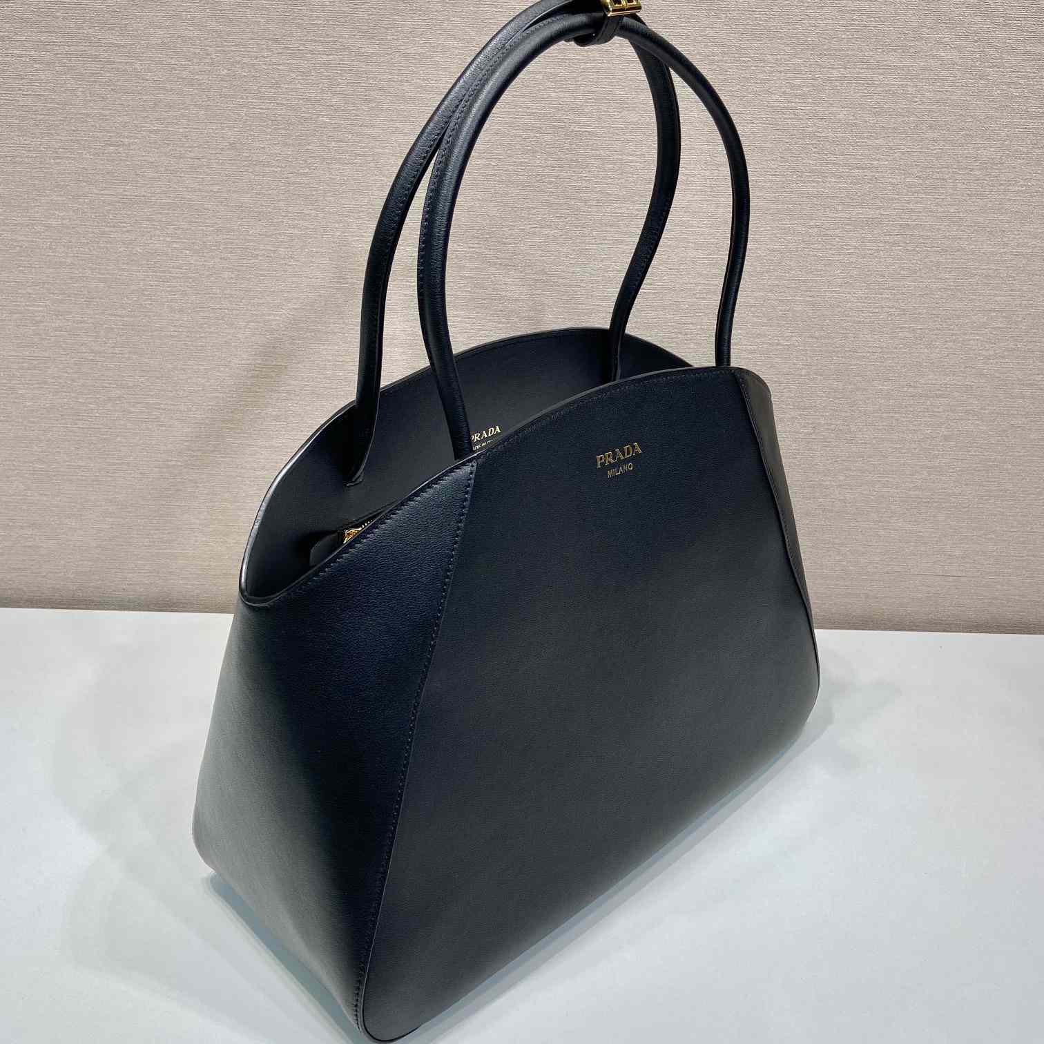 Prada Large Leather Tote Bag - PerfectKickZ