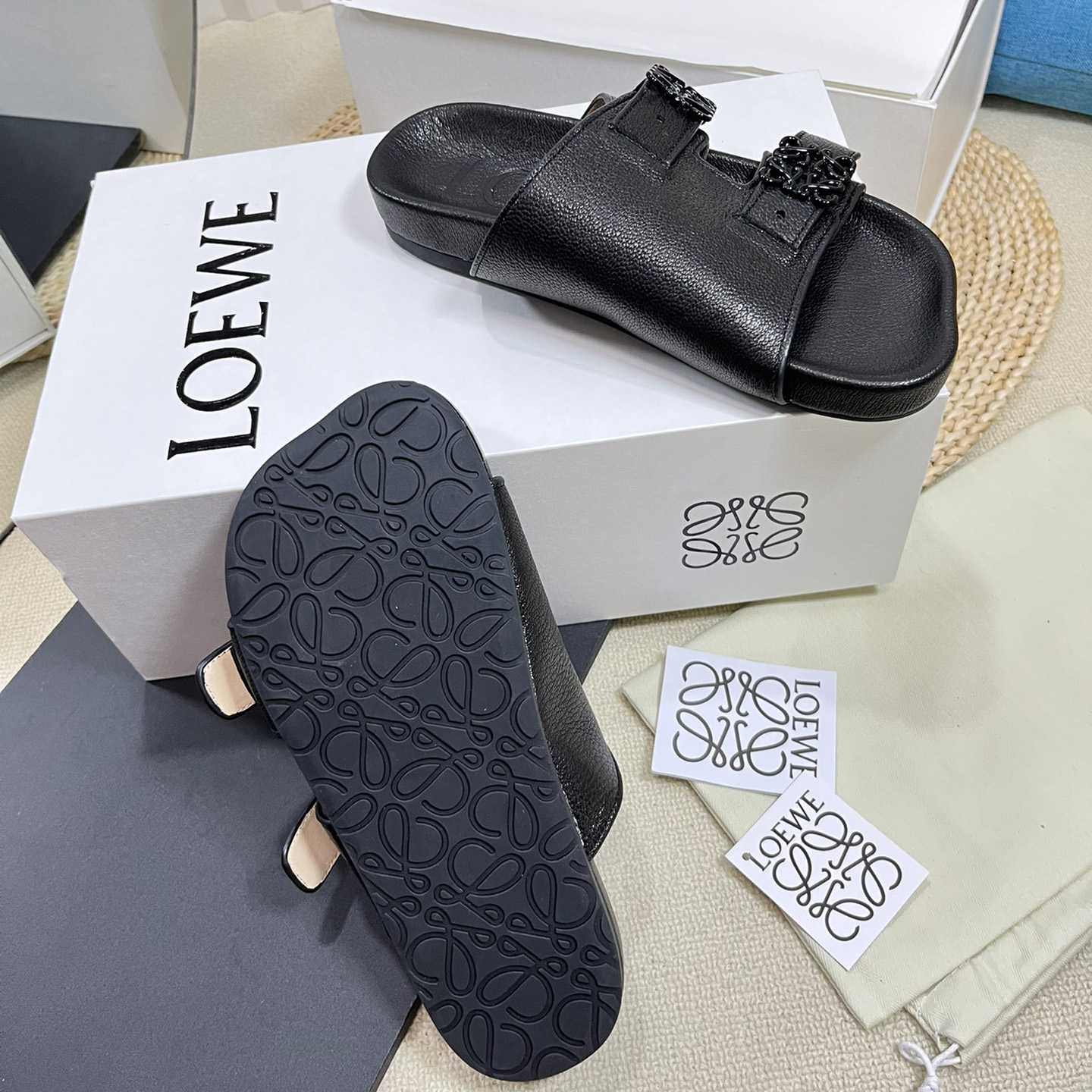 Loewe Ease slide In Goatskin - PerfectKickZ