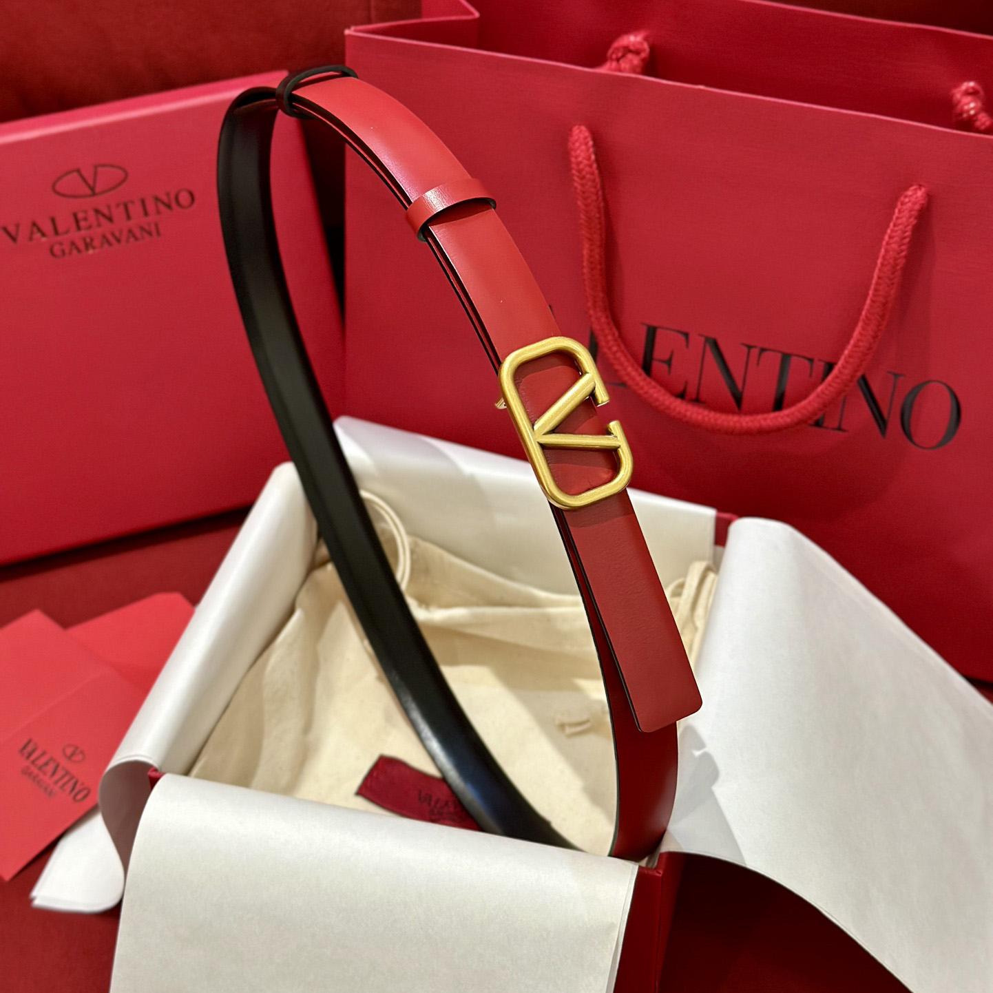 Valenti VLogo Reversible Belt   20mm - PerfectKickZ