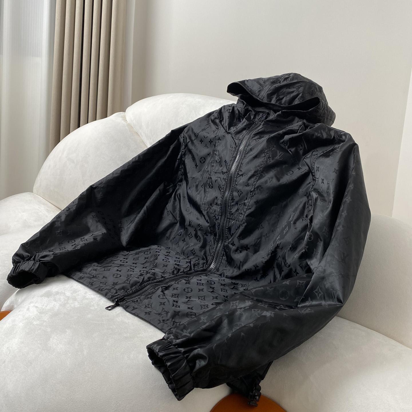Louis Vuitton Signature Monogram Reversible Nylon Windbreaker - PerfectKickZ