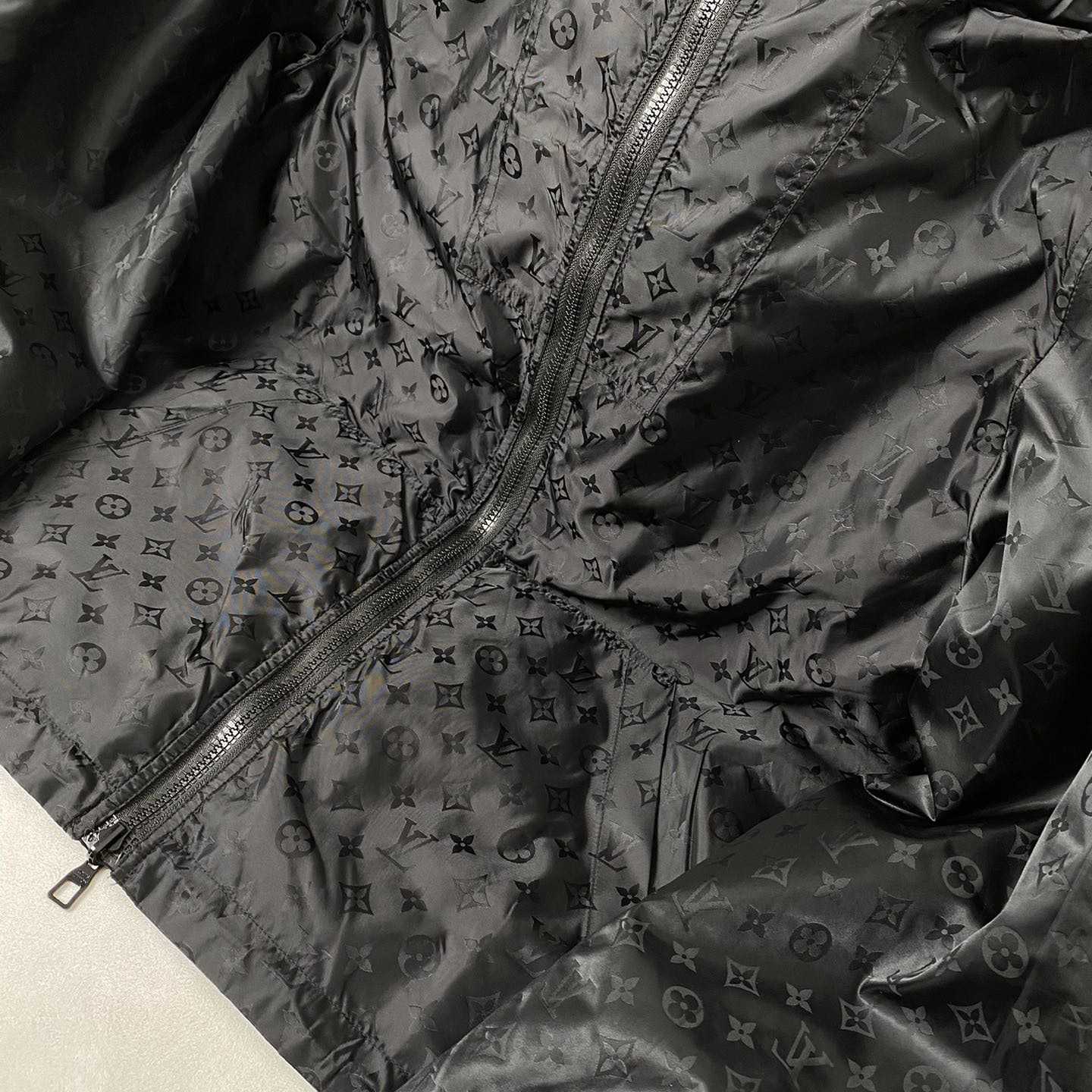 Louis Vuitton Signature Monogram Reversible Nylon Windbreaker - PerfectKickZ