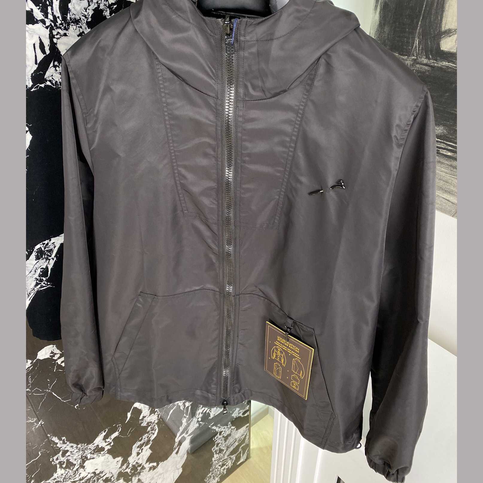 Louis Vuitton Signature Monogram Reversible Nylon Windbreaker - PerfectKickZ