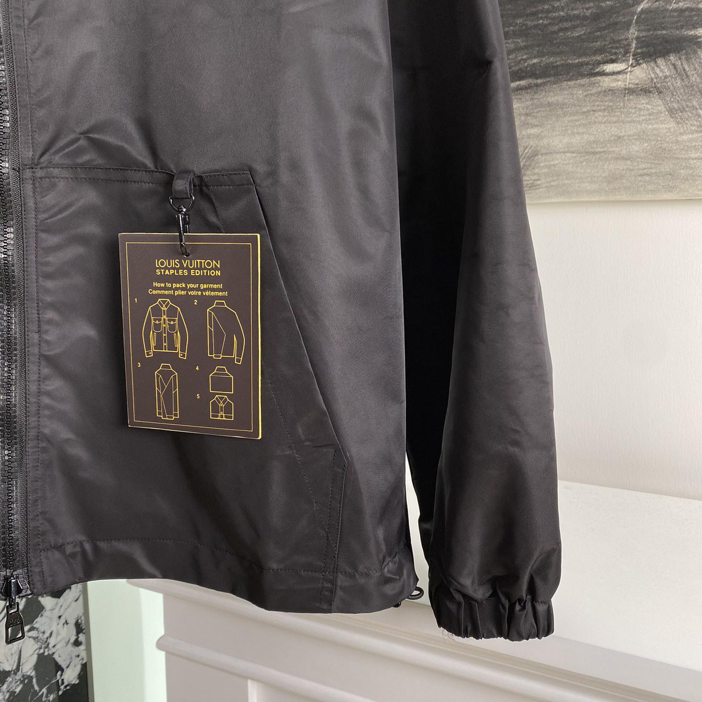 Louis Vuitton Signature Monogram Reversible Nylon Windbreaker - PerfectKickZ