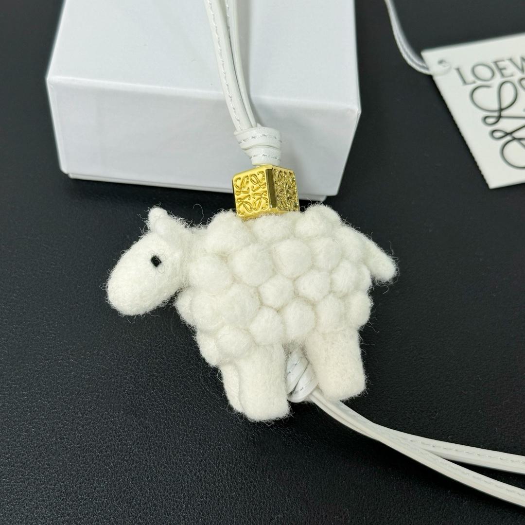Loewe Sheep charm In Felt And Calfskin - PerfectKickZ