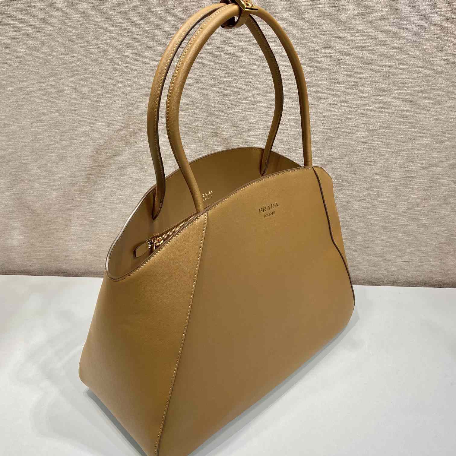 Prada Large Leather Tote Bag - PerfectKickZ