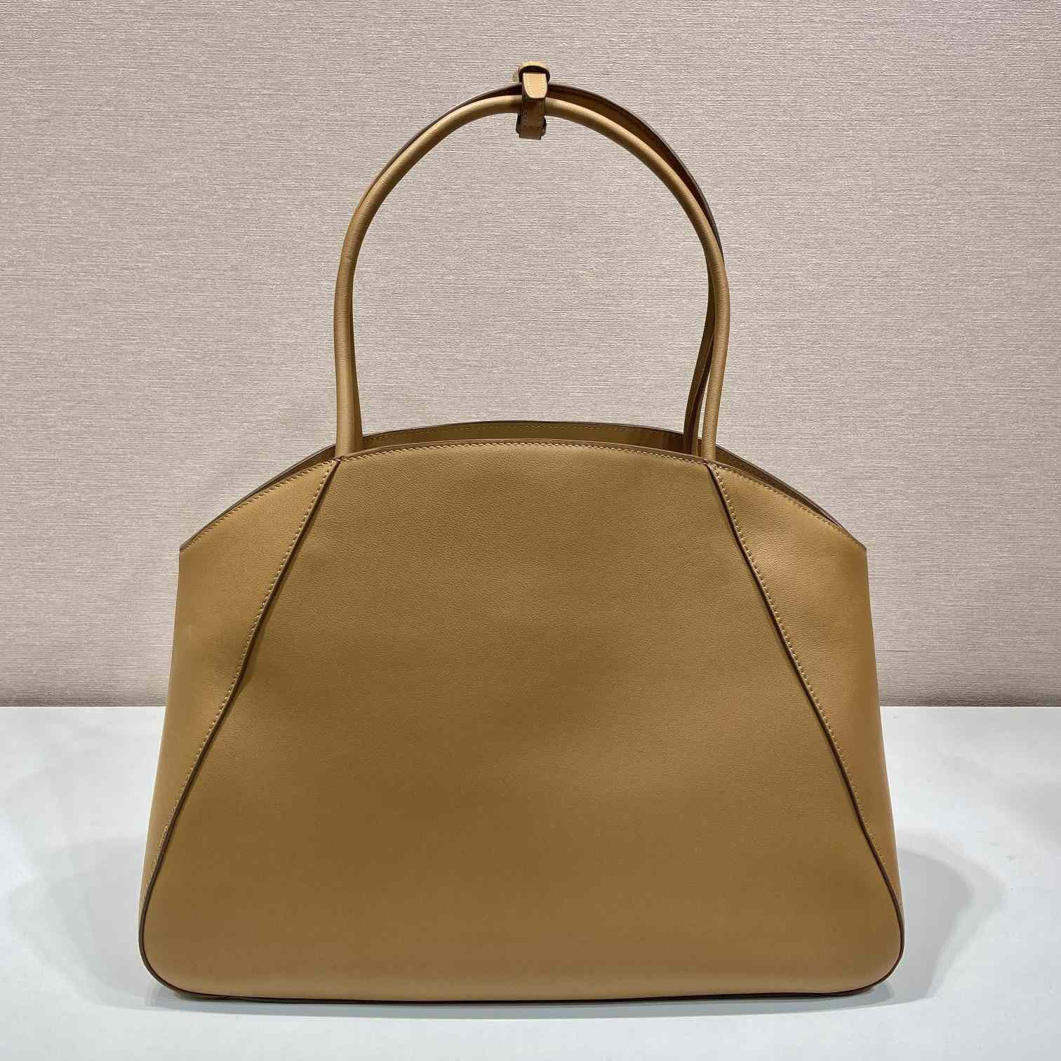 Prada Large Leather Tote Bag - PerfectKickZ