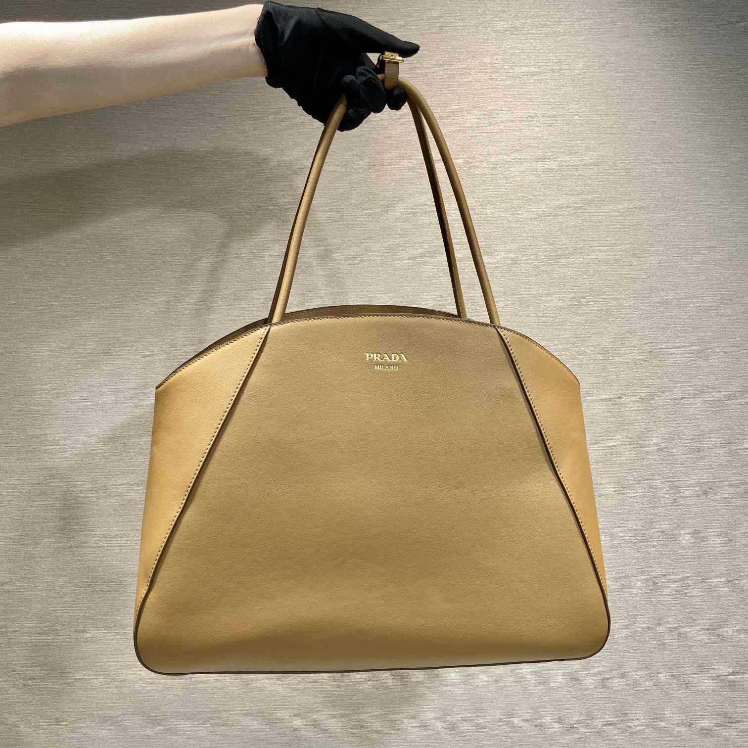 Prada Large Leather Tote Bag - PerfectKickZ