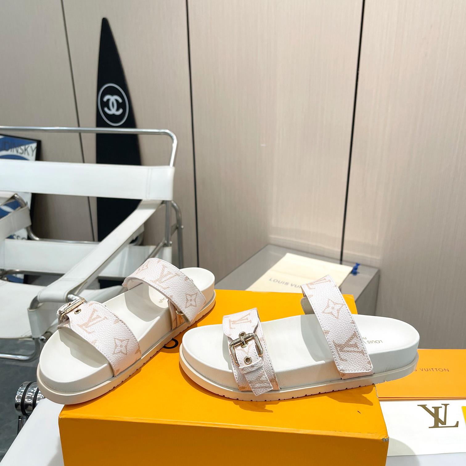 Louis Vuitton Bom Dia Flat Comfort Mule     1ACHYI - PerfectKickZ