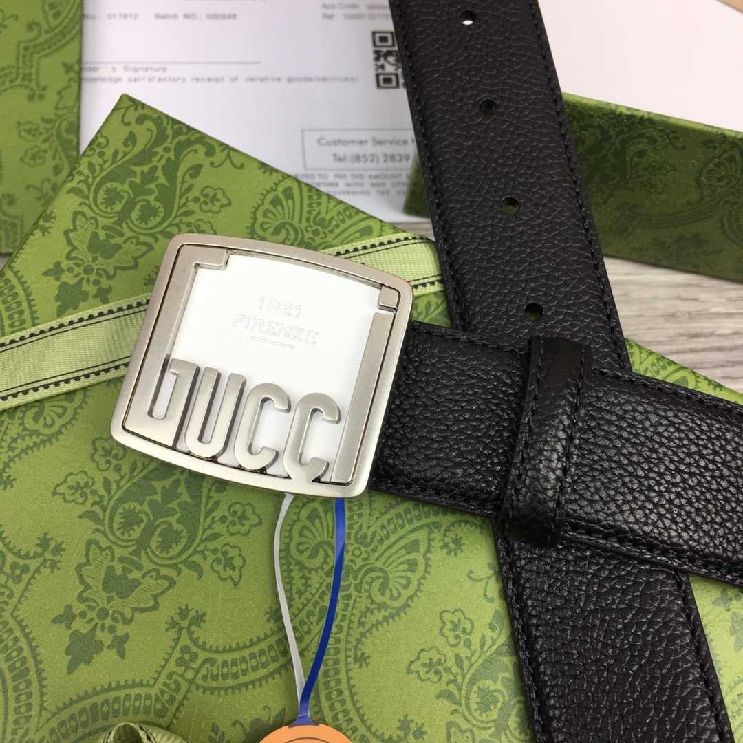 Gucci Leather Belt  35mm - PerfectKickZ