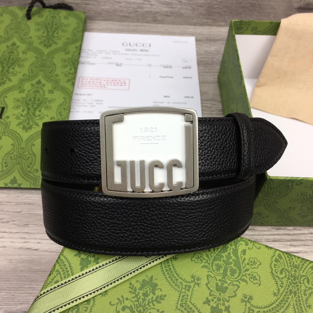Gucci Leather Belt  35mm - PerfectKickZ