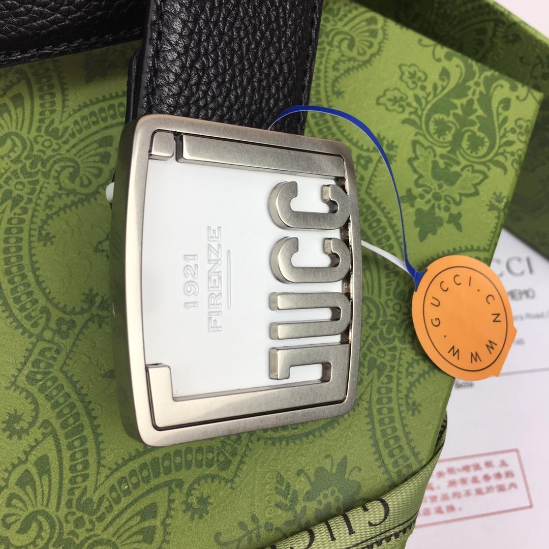 Gucci Leather Belt  35mm - PerfectKickZ