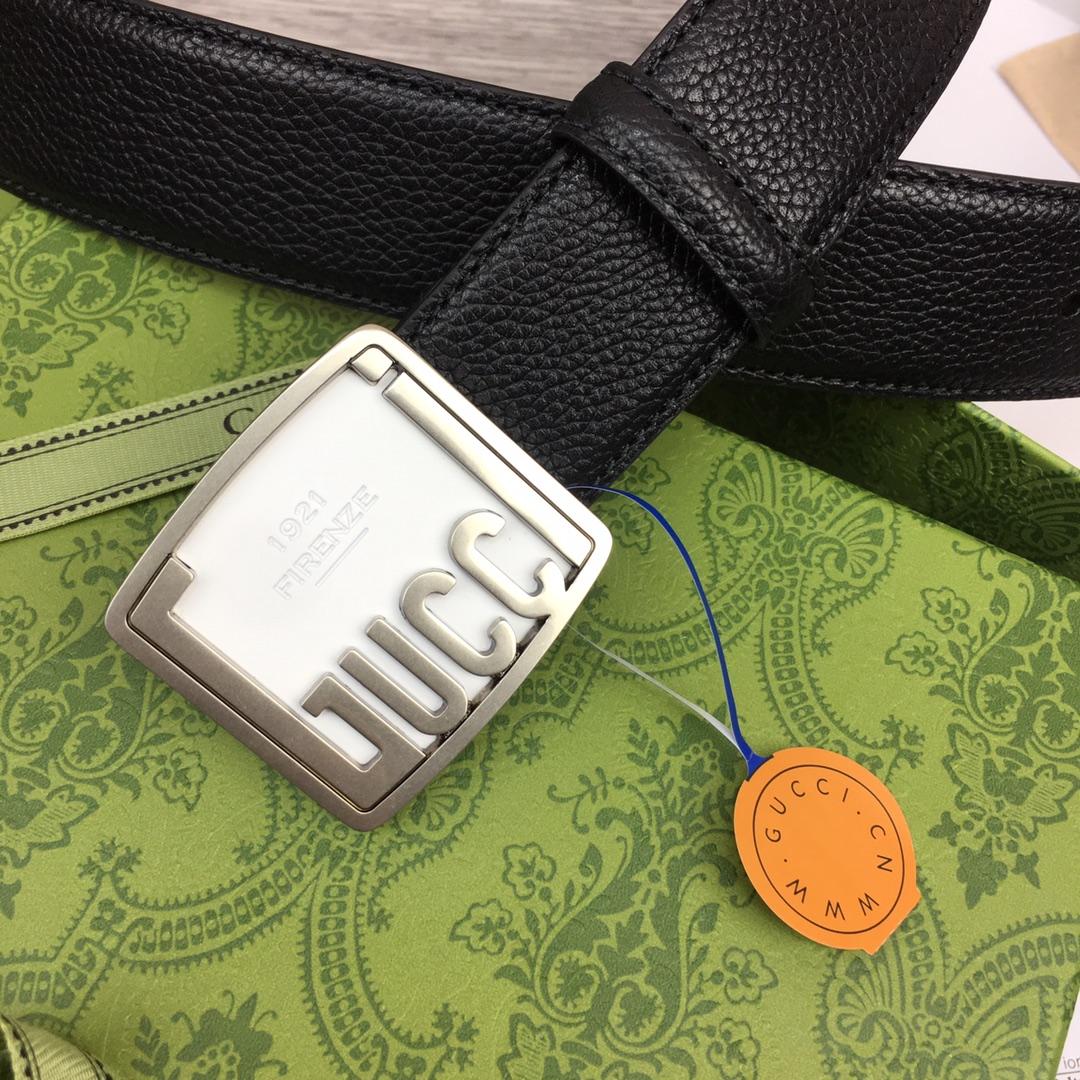 Gucci Leather Belt  35mm - PerfectKickZ