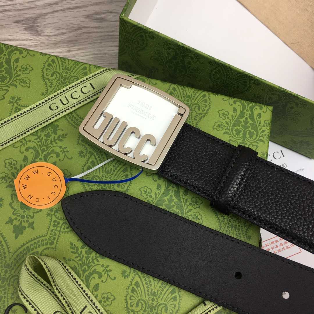 Gucci Leather Belt  35mm - PerfectKickZ