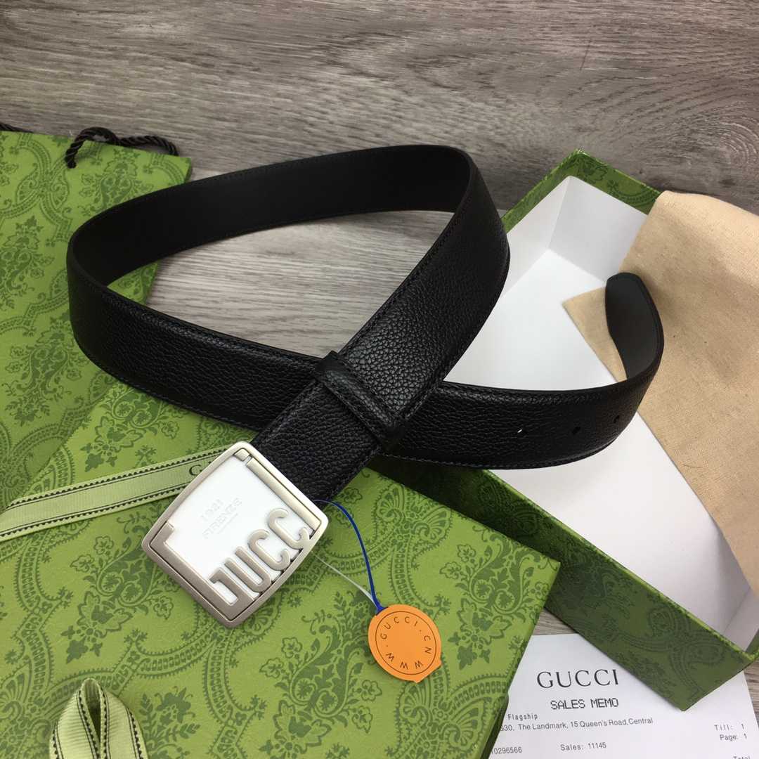 Gucci Leather Belt  35mm - PerfectKickZ
