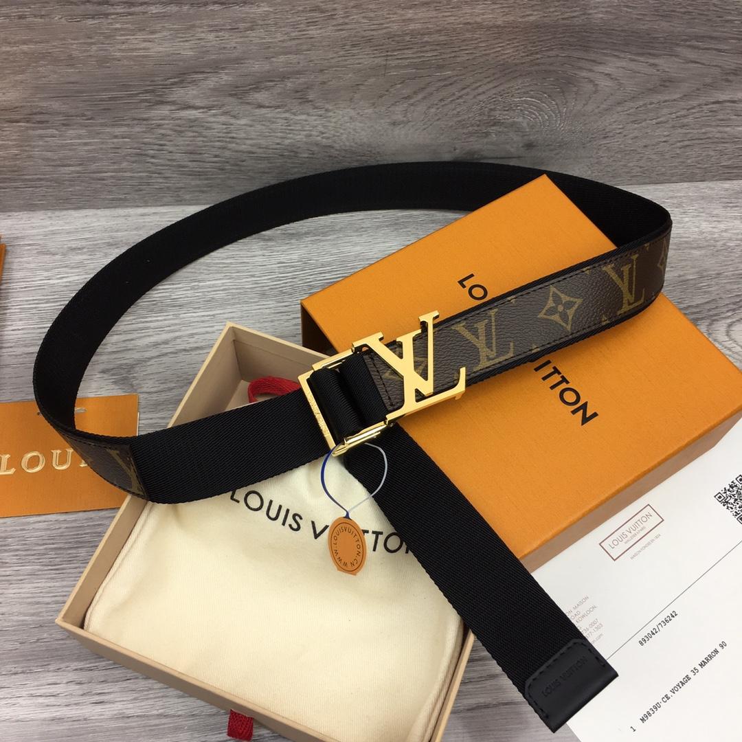Louis Vuitton Monogram Belt  35mm - PerfectKickZ