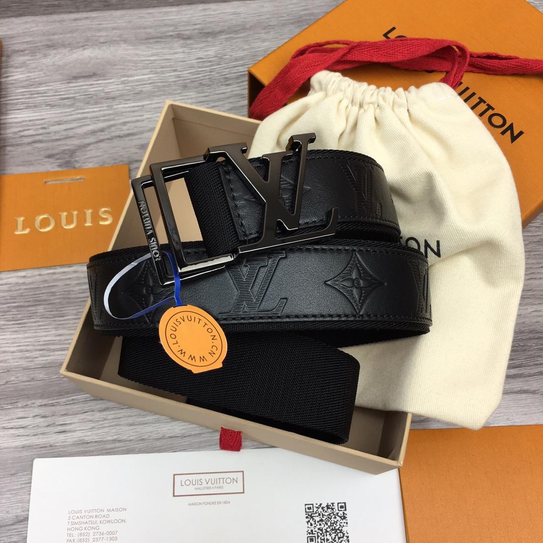 Louis Vuitton Monogram Belt  35mm - PerfectKickZ