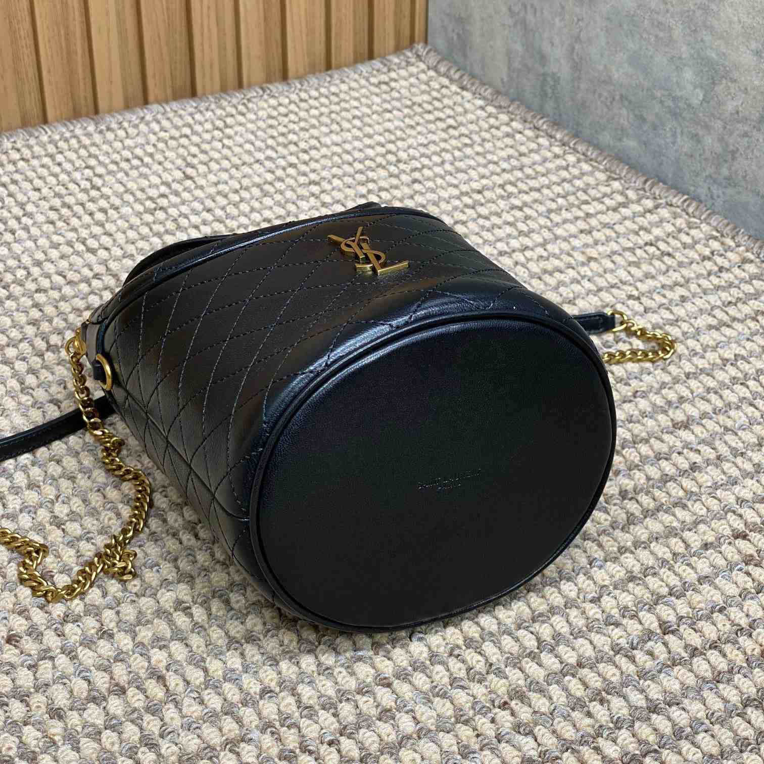 Saint Laurent Gaby Bucket Bag In Lambskin  - PerfectKickZ