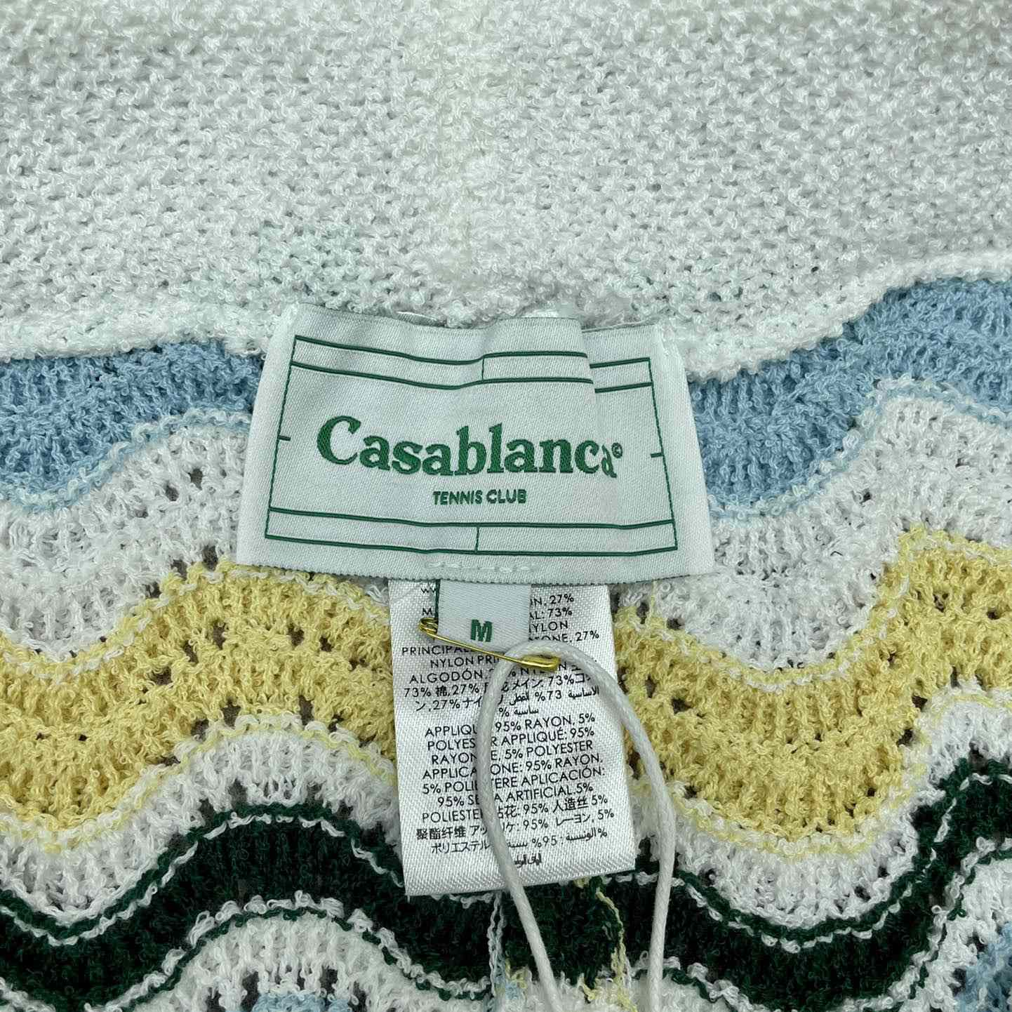 Casablanca Wavy Knit Cotton Shorts   m1029 - PerfectKickZ