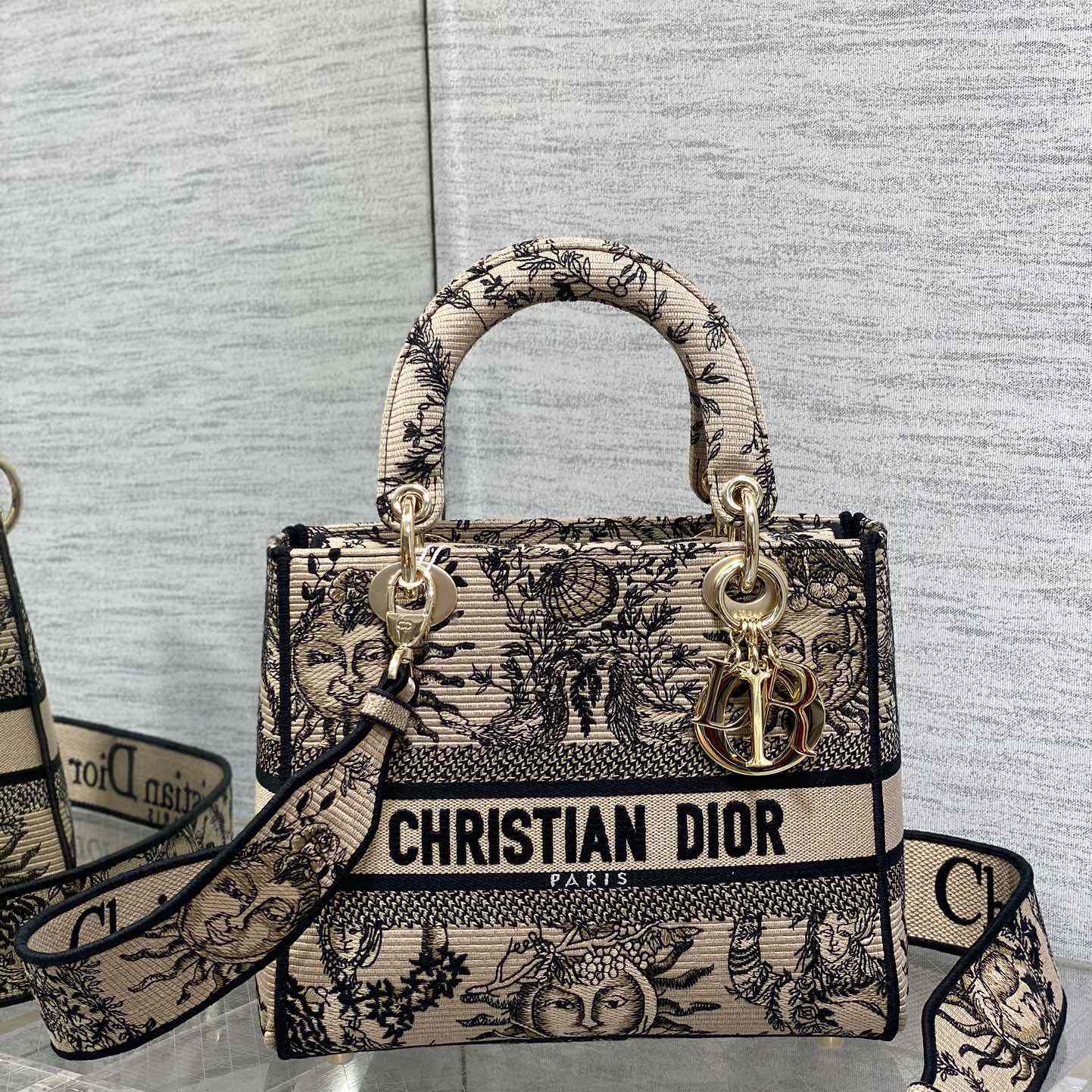 Dior Medium Lady D-Lite Bag - PerfectKickZ