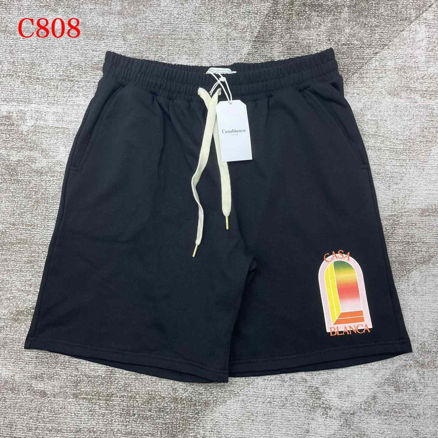 Casablanca Sweat Shorts   c808 - PerfectKickZ