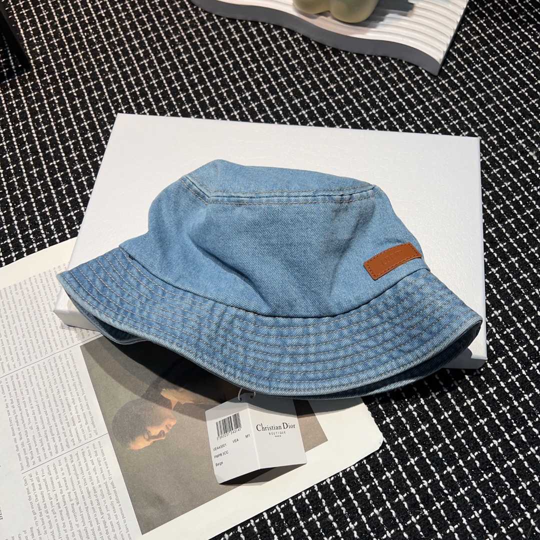 Dior Denim Bucket Hat - PerfectKickZ